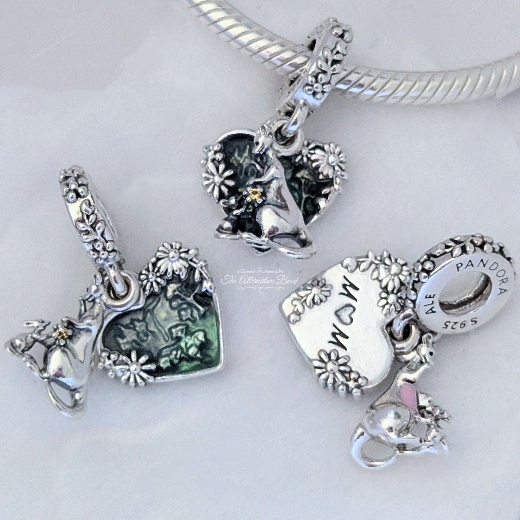 Disney Parks Kanga & Roo Double Dangle Charm