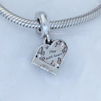 Pandora Grand Piano Heart Dangle Charm silver and black and white sterling-silver and enamel Dangle by The Alternative Bead. Your Jewelry Retailer from Germany