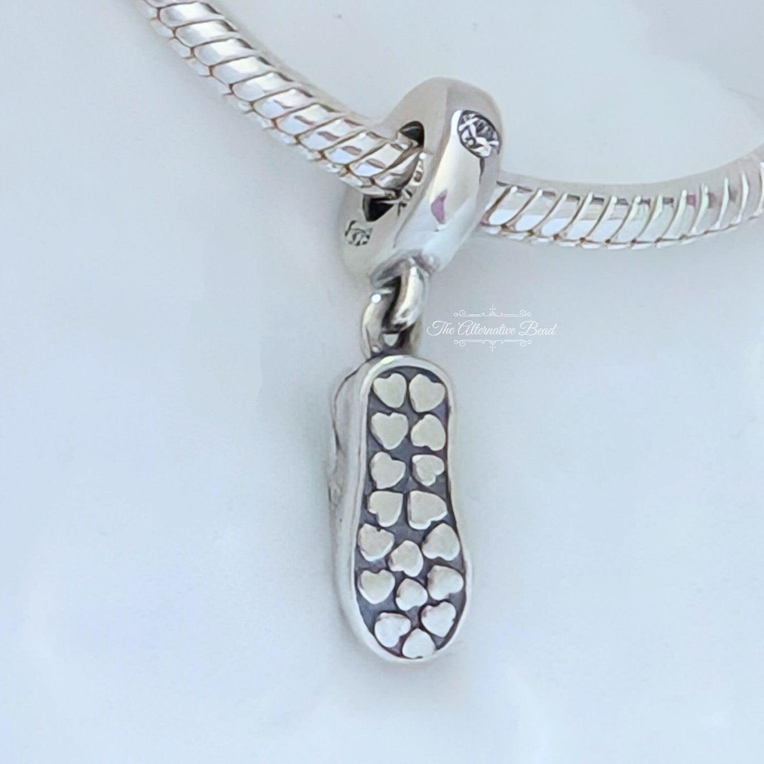 Pandora Sneaker Shoe Dangle silver sterling-silver and enamel Dangle by The Alternative Bead. Your Jewelry Retailer from Germany