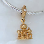 Disney x Pandora Aladdin Agrabah Castle Dangle Charm gold sterling-silver and gold-plated Dangle by The Alternative Bead. Your Jewelry Retailer from Germany