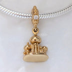 Disney x Pandora Aladdin Agrabah Castle Dangle Charm gold sterling-silver and gold-plated Dangle by The Alternative Bead. Your Jewelry Retailer from Germany