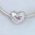 Pandora Engravable You're My Person Heart Charm Sterling silver silver and black and red sterling-silver and enamel Bead by The Alternative Bead. Your Jewelry Retailer from Germany