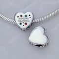 Pandora "Toutes Mes Félicitations" Heart Charm silver and black and red sterling-silver and enamel Bead by The Alternative Bead. Your Jewelry Retailer from Germany