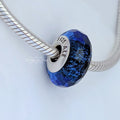 Pandora Iridescent Blue Faceted Murano blue glass Bead by The Alternative Bead. Your Jewelry Retailer from Germany