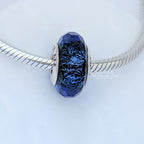 Pandora Iridescent Blue Faceted Murano blue glass Bead by The Alternative Bead. Your Jewelry Retailer from Germany