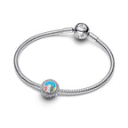 Pandora Engravable Brugge Houses Charm silver and multicolor sterling-silver and enamel Bead by The Alternative Bead. Your Jewelry Retailer from Germany