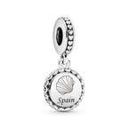 Pandora Camino de Santiago Spain Shell Dangle silver sterling-silver and enamel Dangle by The Alternative Bead. Your Jewelry Retailer from Germany