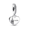 Pandora La Giralda de Sevilla Dangle Charm silver sterling-silver and enamel Bead by The Alternative Bead. Your Jewelry Retailer from Germany