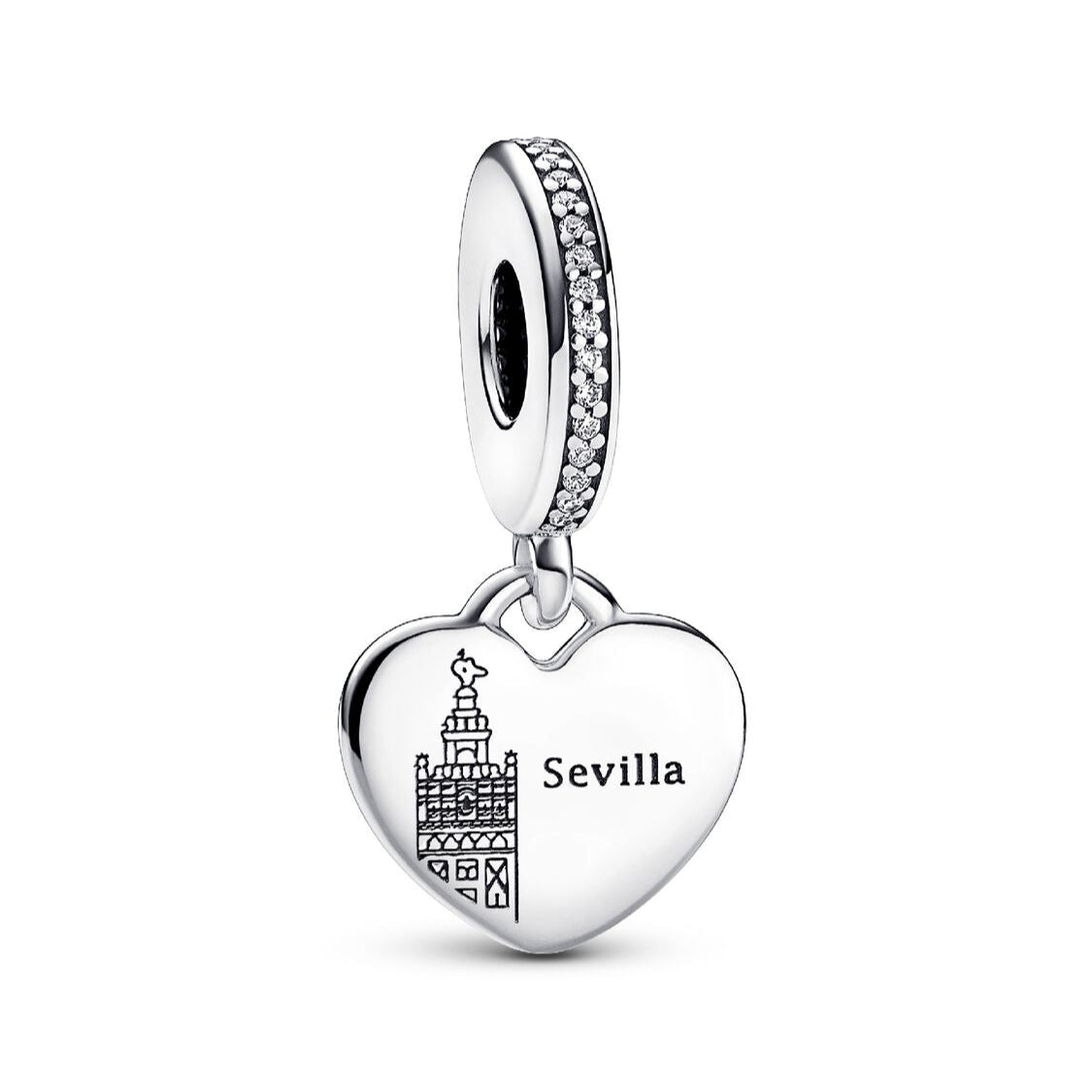 Pandora La Giralda de Sevilla Dangle Charm silver sterling-silver and enamel Bead by The Alternative Bead. Your Jewelry Retailer from Germany