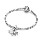 Pandora Alcalá Gate Dangle Charm silver sterling-silver and enamel Dangle by The Alternative Bead. Your Jewelry Retailer from Germany