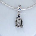 Star Wars x Pandora Star Wars R2-D2 Dangle Charm silver and blue and black sterling-silver and enamel Dangle by The Alternative Bead. Your Jewelry Retailer from Germany