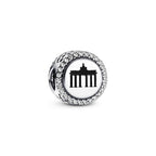 Pandora Berlin Bear and Brandenburg Gate Charm silver and black sterling-silver and enamel Bead by The Alternative Bead. Your Jewelry Retailer from Germany