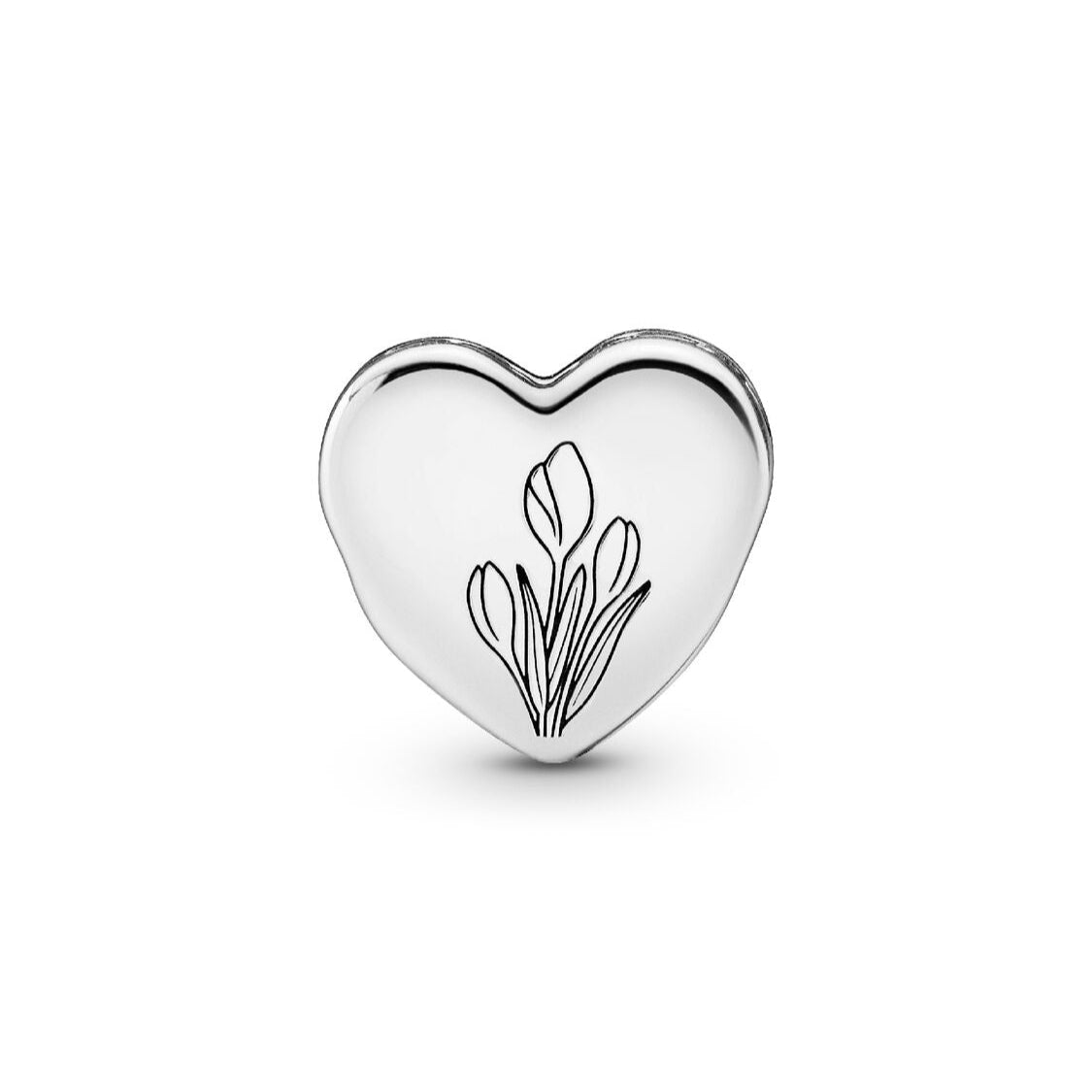Pandora Netherlands Tulip Heart Charm silver and blue sterling-silver and enamel Bead by The Alternative Bead. Your Jewelry Retailer from Germany