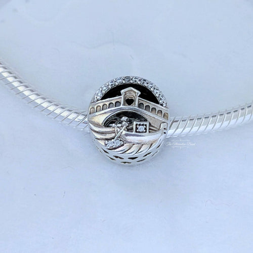 Pandora Venice Bridge Charm silver and white sterling-silver Bead by The Alternative Bead. Your Jewelry Retailer from Germany