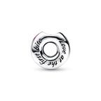 Pandora Sparkling Sprinkled Donut Charm pink and white enamel and sterling-silver Bead by The Alternative Bead. Your Jewelry Retailer from Germany