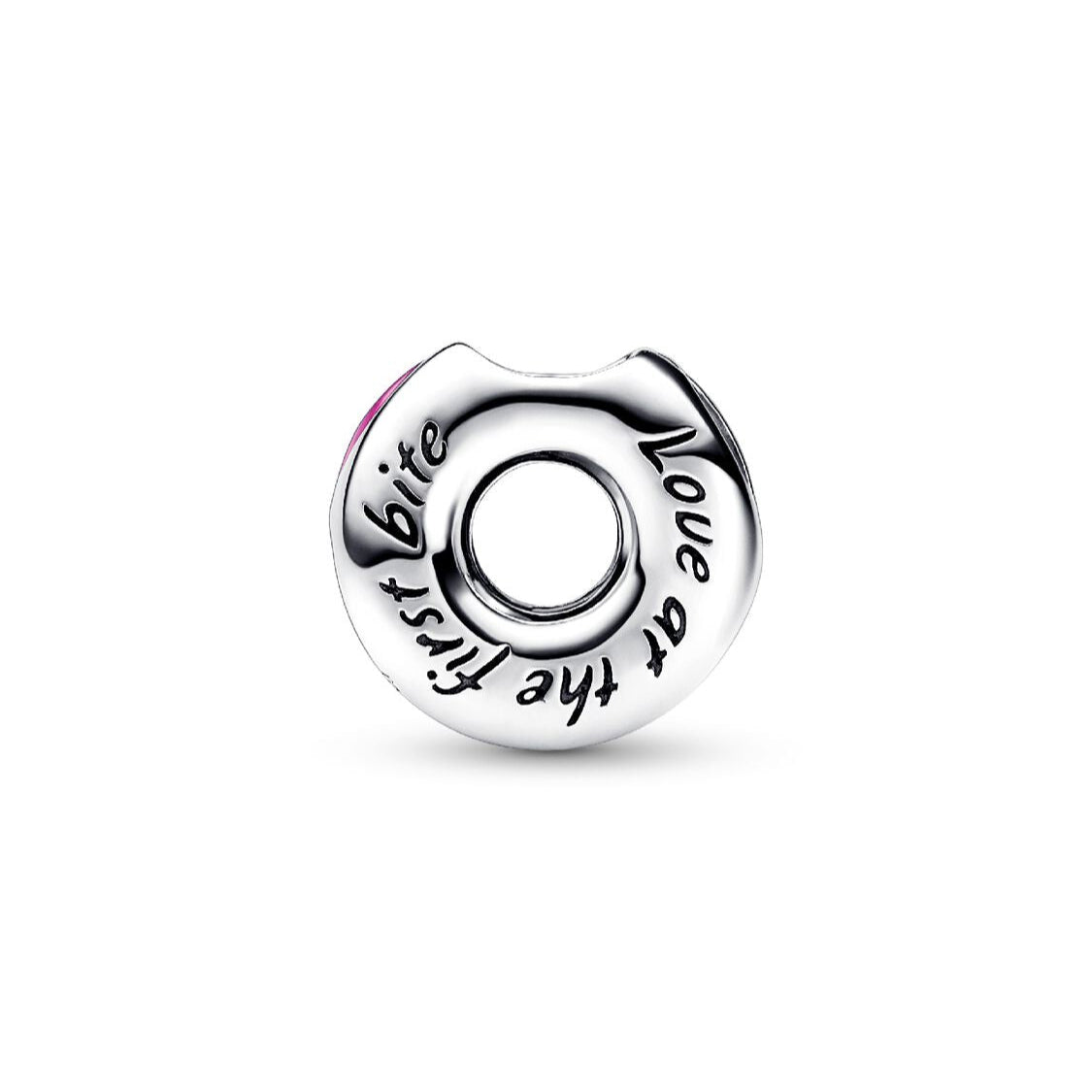 Pandora Sparkling Sprinkled Donut Charm pink and white enamel and sterling-silver Bead by The Alternative Bead. Your Jewelry Retailer from Germany