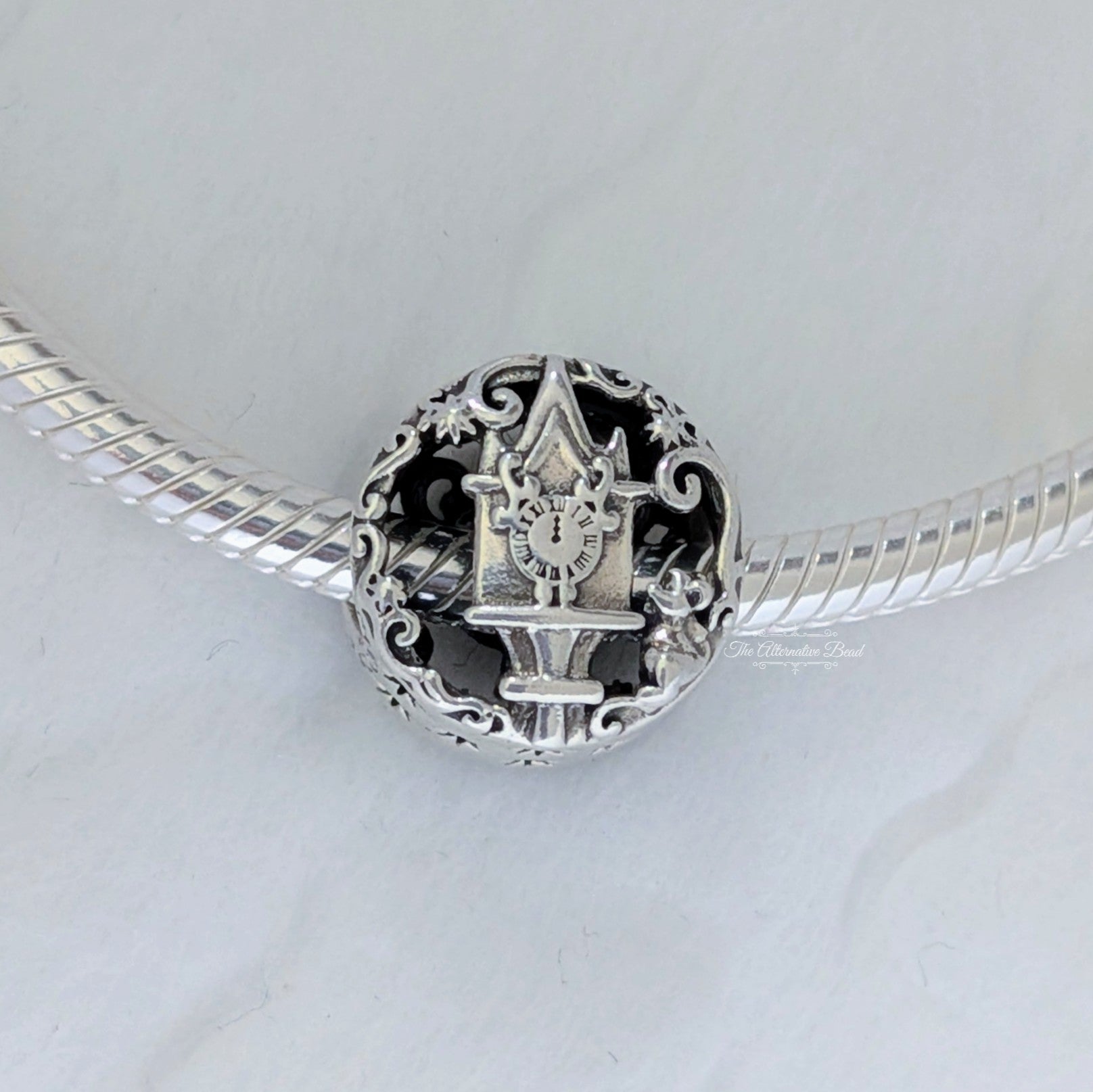 Disney x Pandora Cinderella Clock & Pumpkin Coach Charm silver sterling-silver Bead by The Alternative Bead. Your Jewelry Retailer from Germany