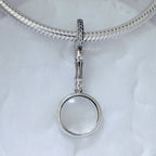 Pandora Magnifying Glass Limited Edition Dangle Charm silver sterling-silver and glass Dangle by The Alternative Bead. Your Jewelry Retailer from Germany