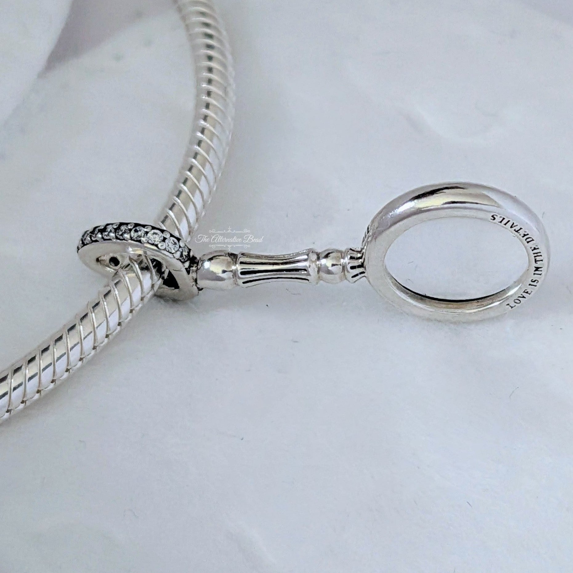 Pandora Magnifying Glass Limited Edition Dangle Charm silver sterling-silver and glass Dangle by The Alternative Bead. Your Jewelry Retailer from Germany