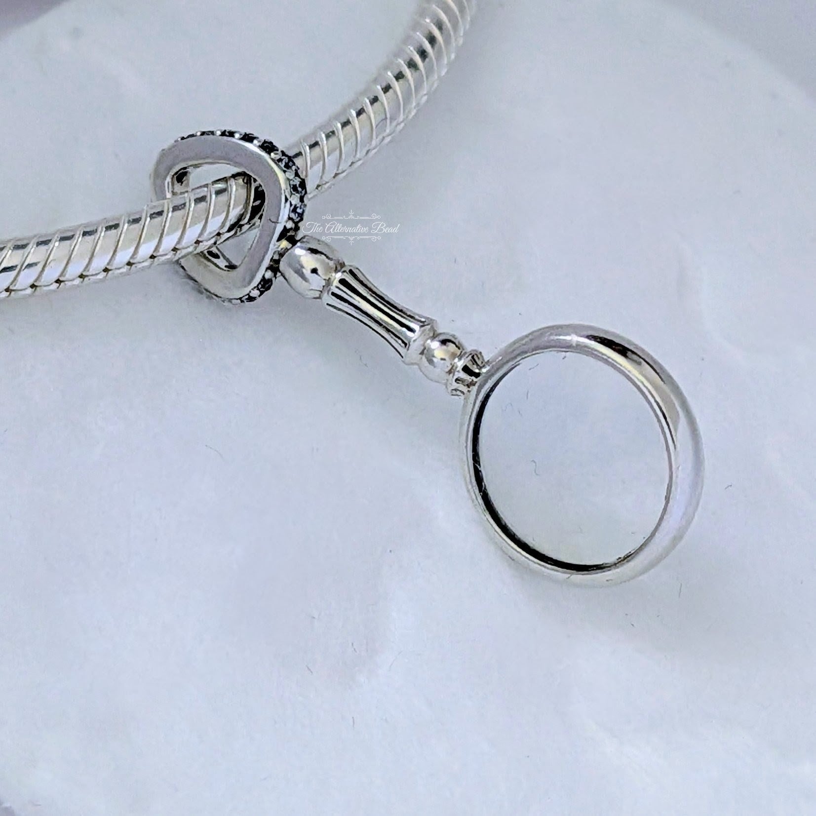 Pandora Magnifying Glass Limited Edition Dangle Charm silver sterling-silver and glass Dangle by The Alternative Bead. Your Jewelry Retailer from Germany