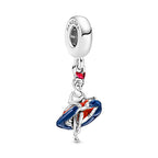 Pandora French Cancan Dancer Dangle Charm silver; red; blue sterling-silver; enamel Dangle by The Alternative Bead. Your Jewelry Retailer from Germany