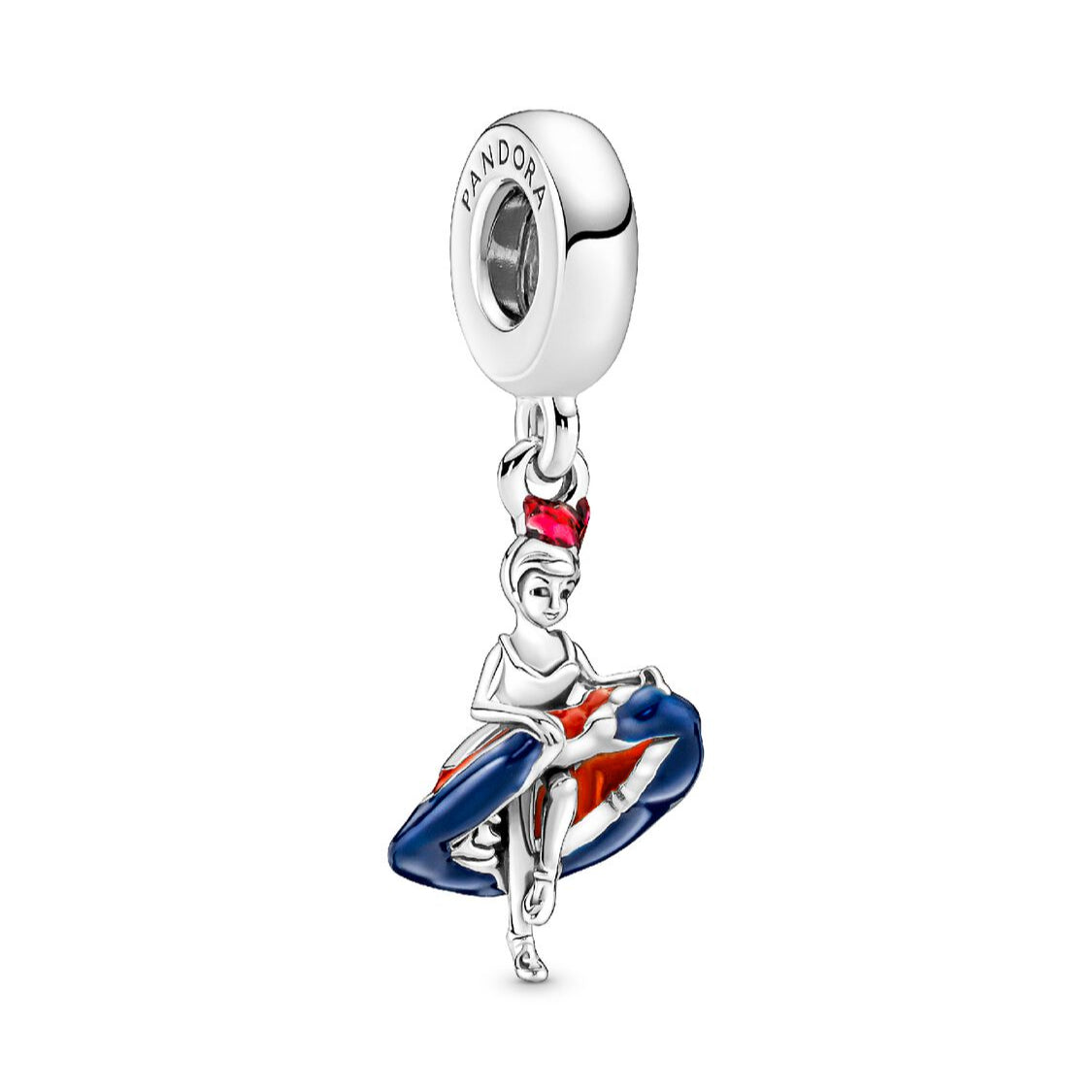 Pandora French Cancan Dancer Dangle Charm silver; red; blue sterling-silver; enamel Dangle by The Alternative Bead. Your Jewelry Retailer from Germany