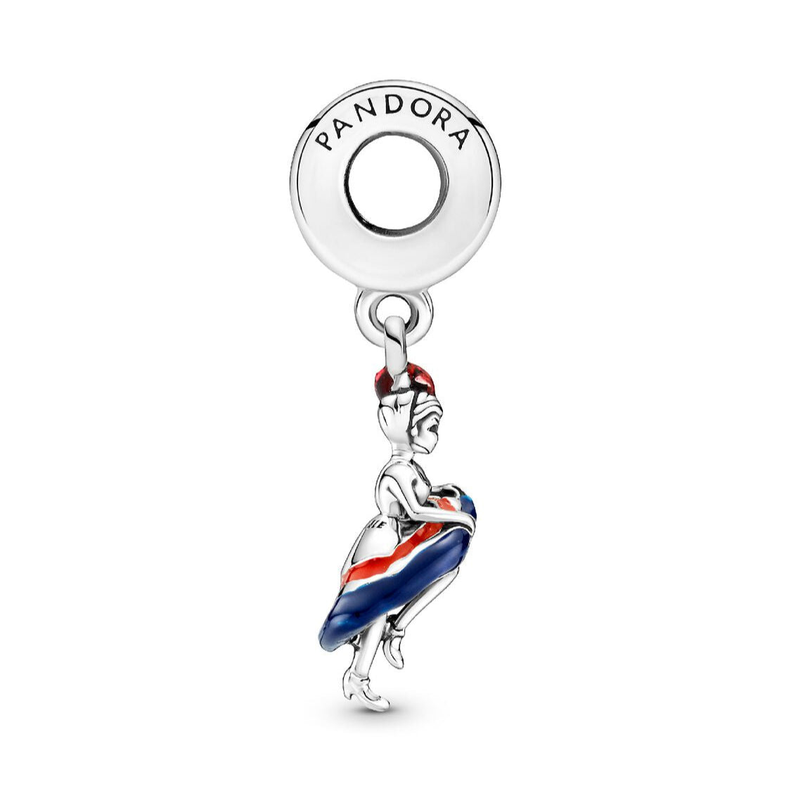 Pandora French Cancan Dancer Dangle Charm silver and red and blue sterling-silver and enamel Dangle by The Alternative Bead. Your Jewelry Retailer from Germany