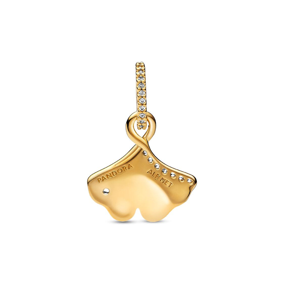 Pandora Gingko Leaf Dangle Charm gold gold-plated Dangle by The Alternative Bead. Your Jewelry Retailer from Germany