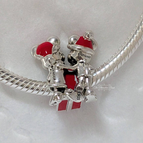 Disney x Pandora Disney Mickey, Minnie and gift box red; silver sterling-silver; enamel Bead by The Alternative Bead. Your Jewelry Retailer from Germany