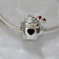 Pandora Cocoa Mug silver charm with red and white enamel red; silver; white sterling-silver; enamel Bead by The Alternative Bead. Your Jewelry Retailer from Germany