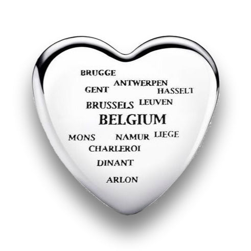 Belgian Heart Charm