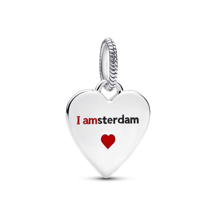 I love Amsterdam Heart Dangle