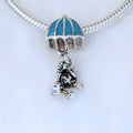 Disney x Pandora Jiminy Cricket Charm Dangle blue; silver sterling-silver; enamel Dangle by The Alternative Bead. Your official Disney x Pandora Retailer from Germany