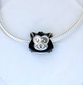 Disney x Pandora Figaro Portrait Charm silver; black sterling-silver; enamel Bead by The Alternative Bead. Your official Disney x Pandora Retailer from Germany