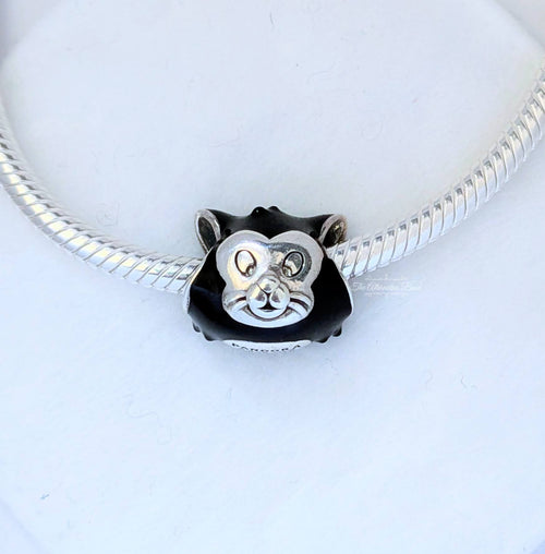 Disney x Pandora Figaro Portrait Charm silver; black sterling-silver; enamel Bead by The Alternative Bead. Your official Disney x Pandora Retailer from Germany