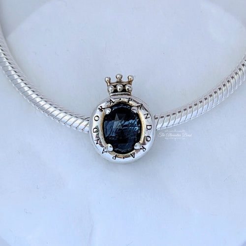 Pandora Blue Sparkling Crown O Charm blue glass; sterling-silver Bead by The Alternative Bead. Your official Pandora Retailer from Germany