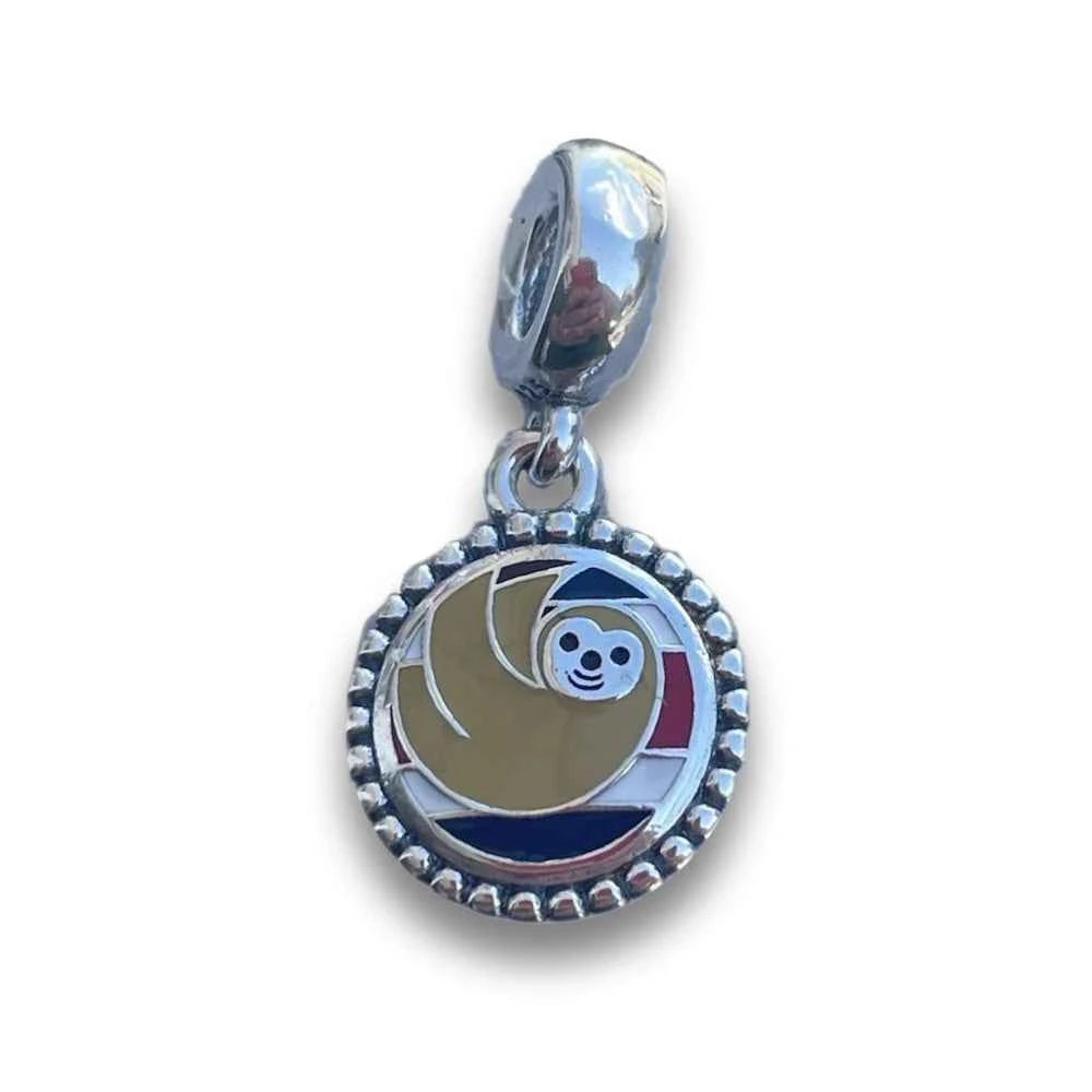 Costa Rican Flag and Sloth Dangle