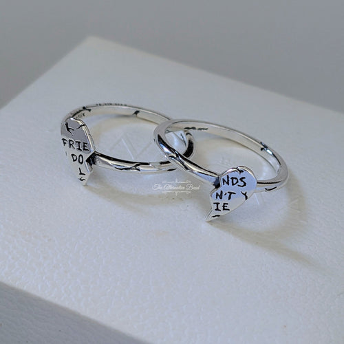 Pandora Stranger Things Friends Don't Lie Divisible Ring silver; gray sterling-silver Ring by The Alternative Bead. Your Jewelry Retailer from Germany