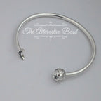 Pandora Moments Moon and Stars Open Silver Bangle (599120C01) silver sterling-silver Bangle by The Alternative Bead. Your Jewelry Retailer from Germany
