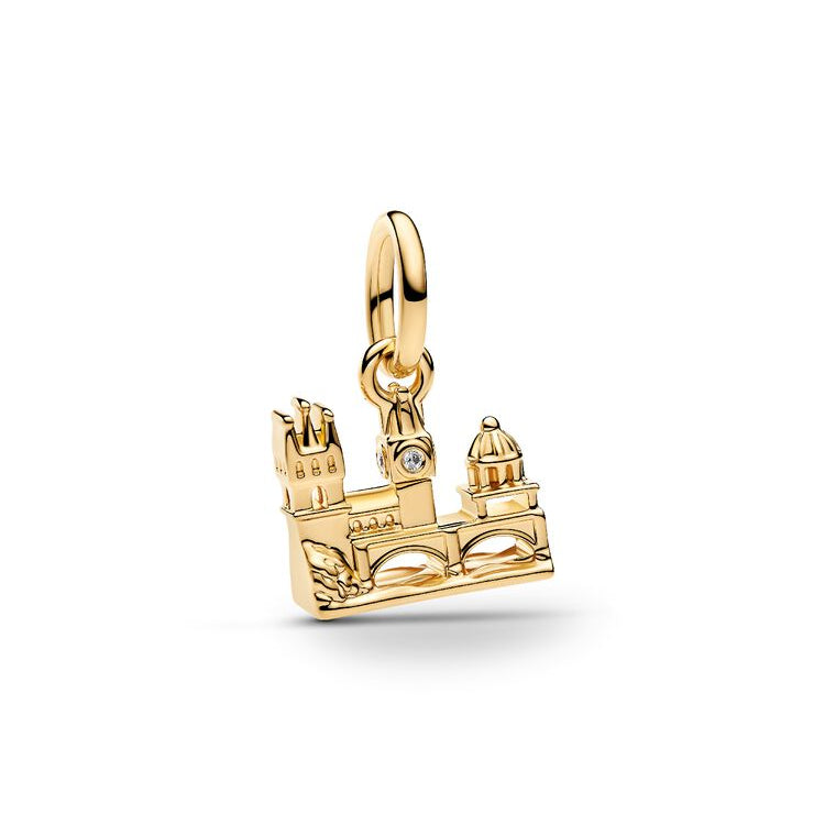 Golden Charles Bridge Dangle Charm