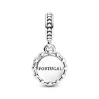 Pandora Rooster of Portugal Dangle Charm silver; black; red; blue sterling-silver; enamel Dangle by The Alternative Bead. Your Jewelry Retailer from Germany