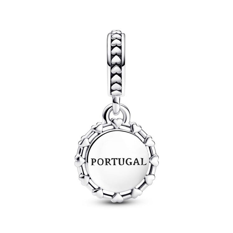 Pandora Rooster of Portugal Dangle Charm silver; black; red; blue sterling-silver; enamel Dangle by The Alternative Bead. Your Jewelry Retailer from Germany