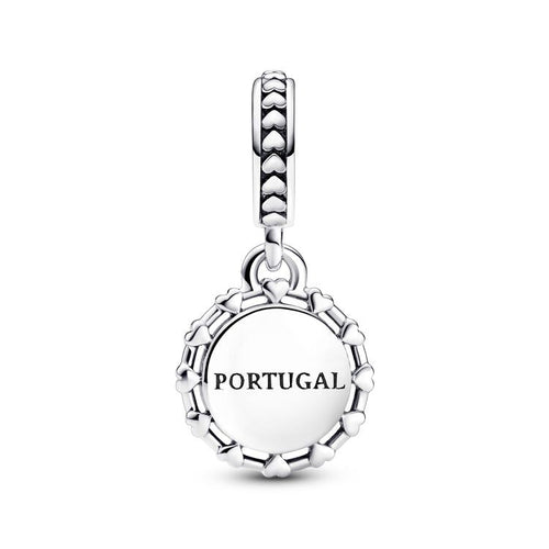 Pandora Rooster of Portugal Dangle Charm silver; black; red; blue sterling-silver; enamel Dangle by The Alternative Bead. Your Jewelry Retailer from Germany
