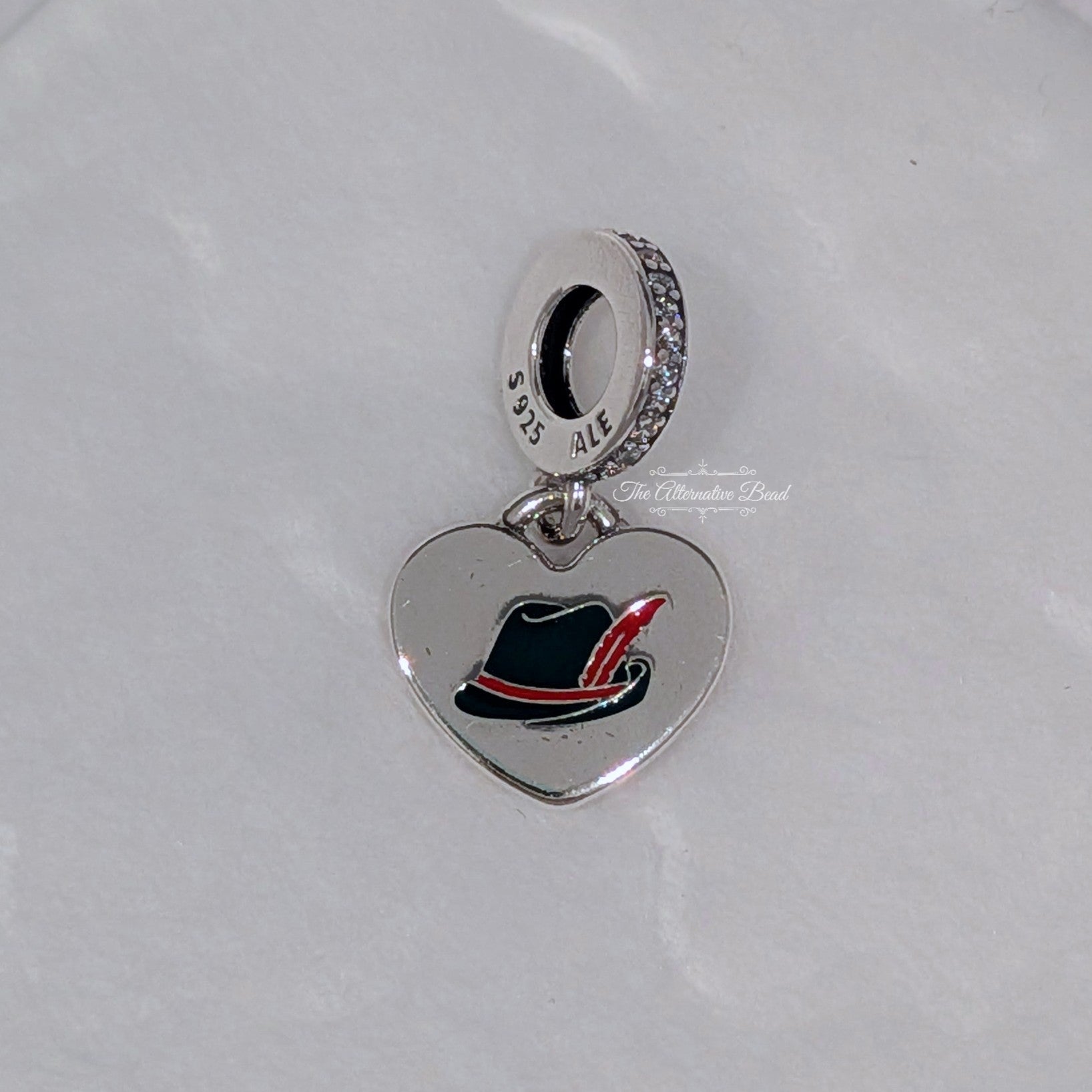 Gingerbread Heart Dangle Charm