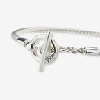 Praan PRAAN Closed Cable T-Bar Bracelet silver sterling-silver Bracelet by The Alternative Bead. Your official Praan Retailer from Germany