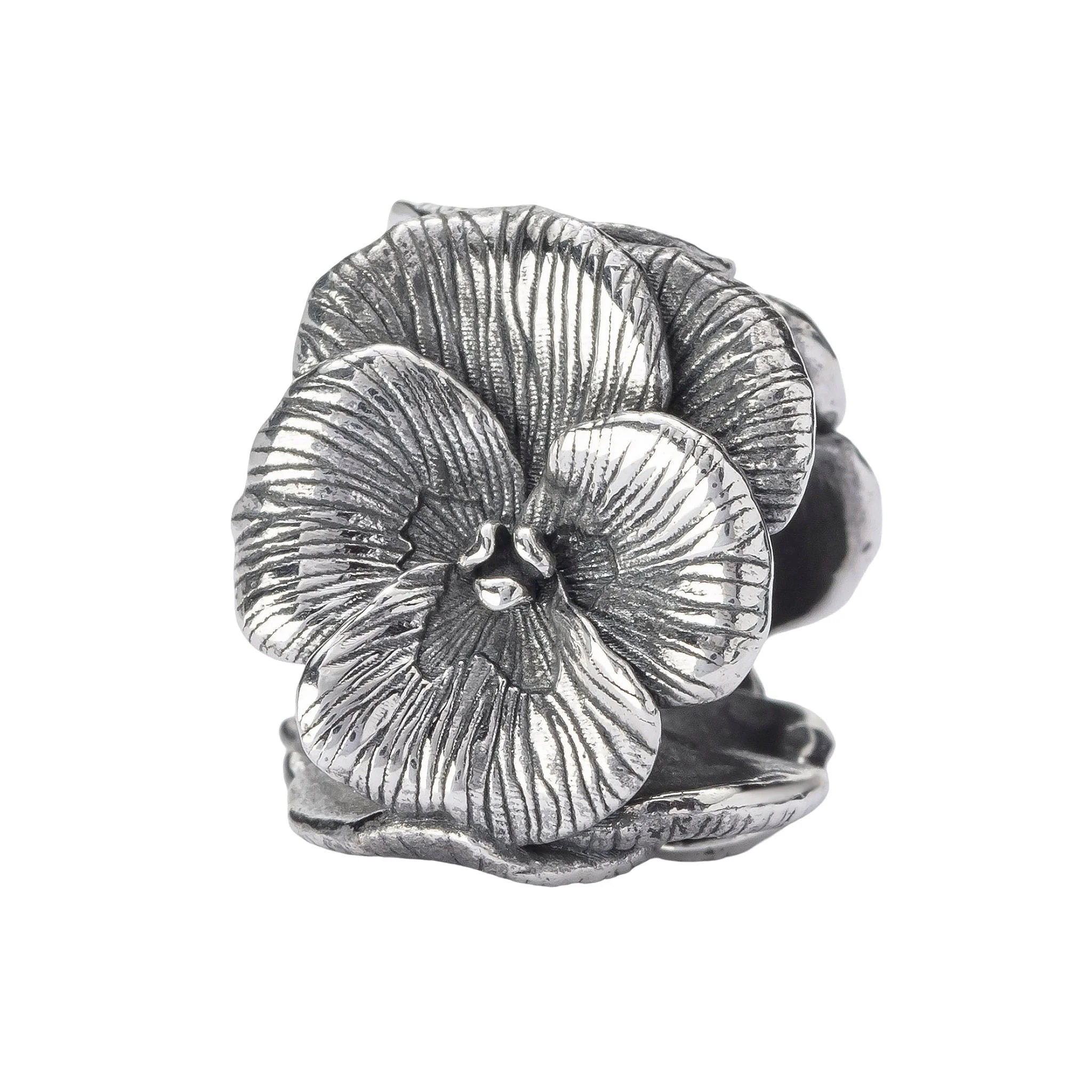 Elfbeads Pansies V2 silver sterling-silver Bead by The Alternative Bead. Your official Elfbeads Retailer from Germany