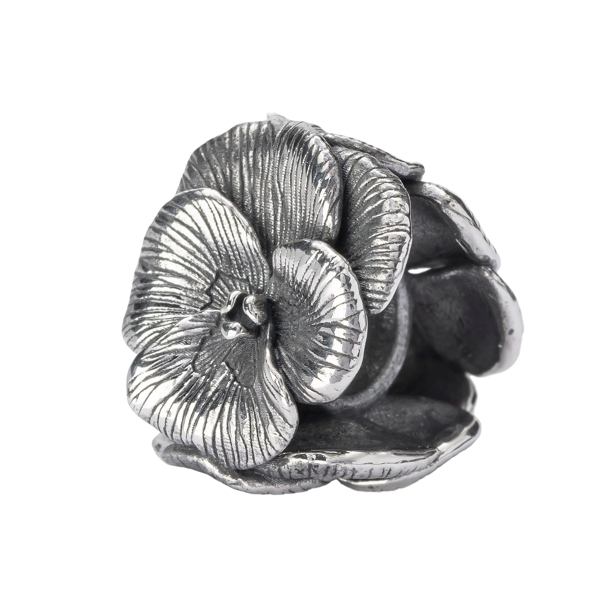 Elfbeads Pansies V2 silver sterling-silver Bead by The Alternative Bead. Your official Elfbeads Retailer from Germany