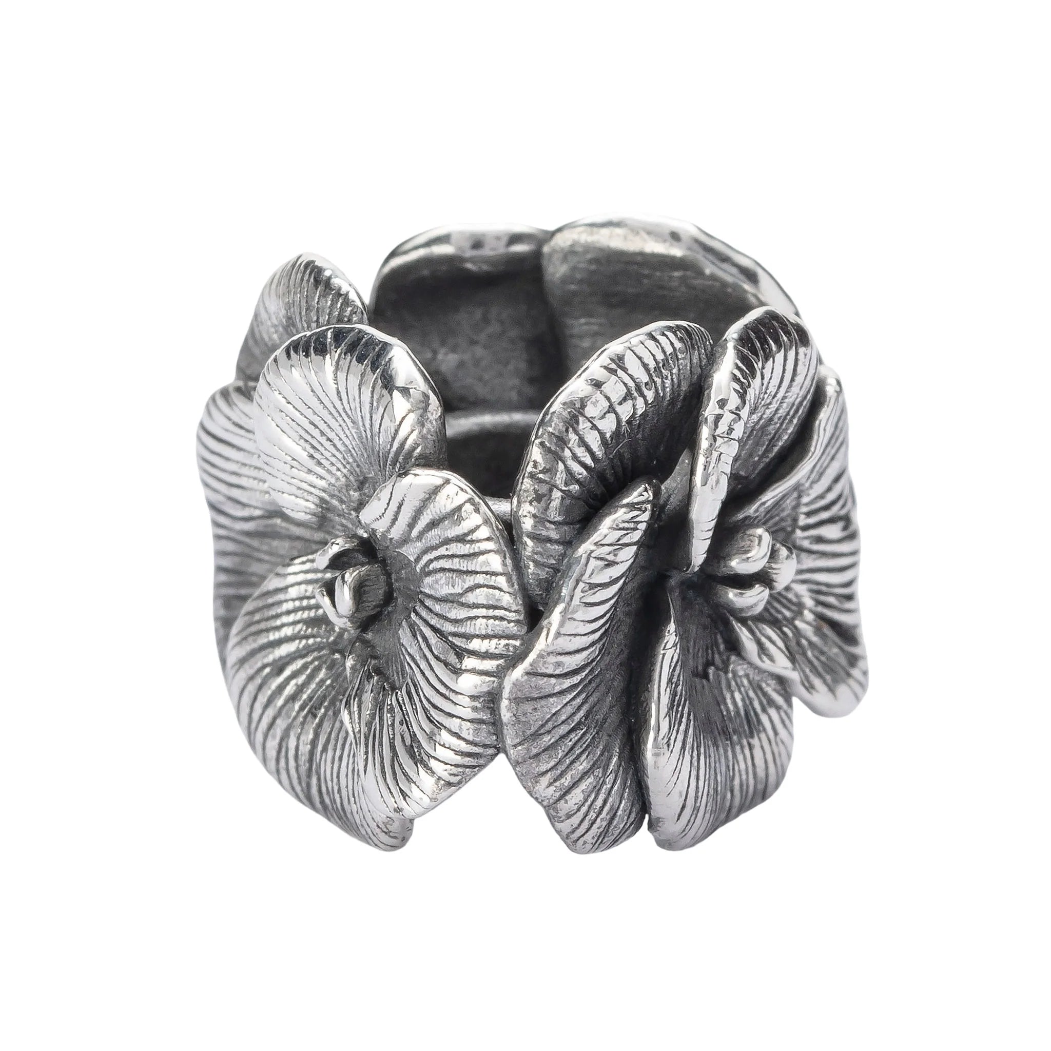 Elfbeads Pansies V2 silver sterling-silver Bead by The Alternative Bead. Your official Elfbeads Retailer from Germany