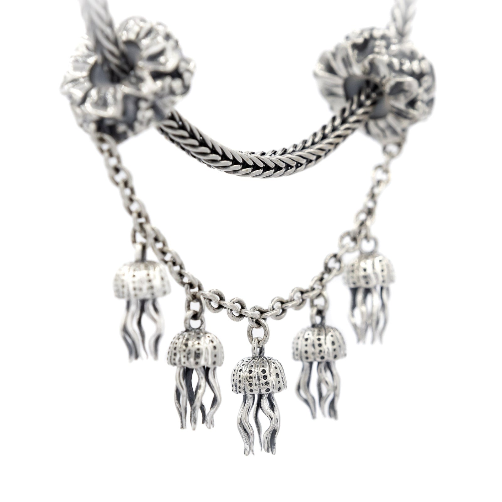 Elfbeads Paradise of Jellyfish silver sterling-silver Bead by The Alternative Bead. Your official Elfbeads Retailer from Germany