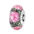 Elfbeads Passionate Peony silver glass Bead by The Alternative Bead. Your official Elfbeads Retailer from Germany